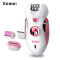 Miniatyrbilde 5 av 7: Kemei KM-2530 Effektfull 4 in 1 Epilator Rakapparat Rosa