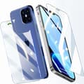 iPhone 15 Pro Max - Skjermbeskytter 3i1 Front- & Baksiden Kameralinse 0