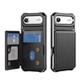 iPhone 17 Air Exklusivt Kortfack-skal Svart