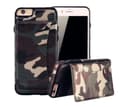 Händig militär mönstrat plånboksskal till iPhone 6/6S PLUS Grön