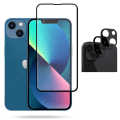 Miniatyrbillede 2 af 11: 3-PACK Sk�rmskydd + Kameralinsskydd 2.5D HD 0,3mm iPhone 14 Transparent