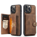Miniatyrbillede 1 af 11: Praktiskt Skal med Kortfack - iPhone 13 Pro Max Brun