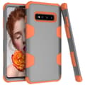Skal Leman - Samsung Galaxy S10E Grå/Orange Grå/Orange