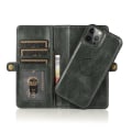 Miniatyrbilde 1 av 11: Elegant plånboksfodral i läder för iPhone 15 Pro Max Grön