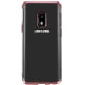 Skyddande Silikonskal Floveme - Samsung Galaxy J7 2017 Roséguld