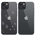 Miniatyrbilde 5 av 11: 2-Pack 3in1 Fram- & Baksida Kameralinsskydd till iPhone 15 Plus Transparent