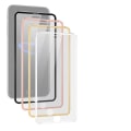 Miniatyrbillede 3 af 7: 2-PACK HuTech Skärmskydd med Aluminiumram för iPhone XR Guld