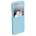 Miniatyrbillede 1 af 11: Samsung Galaxy Z Flip 5 - Stötdämpande matt fast PC-skal Light blue