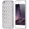 iPhone 6/6S - Stilrent Luxury Silikonskal från CRYSTAL (ORGINAL) Silver/Grå