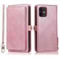 Pikkukuva 3 / 11: Tyylikäs ja käytännöllinen 2-in-1 lompakkokotelo - iPhone 12 Mini Mörkgrön