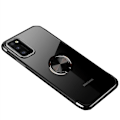 Pikkukuva 2 / 11: Smidigt FLOVEME Skal med Ringhållare - Samsung Galaxy A41 Silver