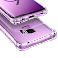 Miniatyrbild 10 av 11: Samsung Galaxy S9 - Floveme's Skyddande Silikonskal Rosa/Lila