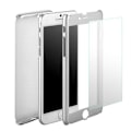 Miniatyrbillede 1 af 3: Praktiskt Skyddsfodral för iPhone 6/6S PLUS (Fram och bak) GRÅ Silver/Grå