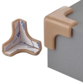 Miniatyrbild 5 av 11: 4-pack och 8-pack Mjuka Hörnskydd Babysäkerhet 8-PACK Svart