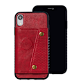 Pikkukuva 6 / 11: Smidigt Retro Skal med Korthållare - iPhone XR Mörkblå