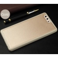 Miniatyrbillede 7 af 8: Huawei P10 PLUS - Stilrent silikonskal med läder (NAKOBEE) Vit