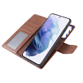 Miniatyrbild 6 av 11: Professionellt 2-1 Plånboksfodral HANMAN - Samsung Galaxy S21 Plus Brun