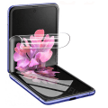 Miniatyrbilde 3 av 10: (2-PACK) Galaxy Z Flip - Skärmskydd Hydrogel (Fram- & Baksida) Transparent