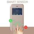 Miniatyrbillede 2 af 11: Smartfodral med Fönster & Svarsfunktion för iPhone 6/6S Blå