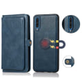 Miniatyrbilde 1 av 11: Samsung Galaxy A50 - Elegant Dubbel Plånboksfodral Mörkblå