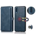 Samsung Galaxy A50 - Elegant Dubbel Plånboksfodral Mörkblå