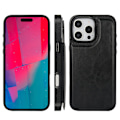 Miniatyrbild 11 av 11: iPhone 16 Pro Max - NKOBEE Stilfullt Praktiskt Plånboksskal Brun