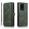 Samsung Galaxy S20 Ultra - Elegantti lompakkokotelo Mörkgrön