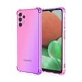 Samsung Galaxy A13 4G - Stötdämpande Silikonskal Rosa/Lila