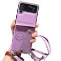 Miniatyrbillede 3 af 10: Smart Skal med Kortfack - Samsung Galaxy Z Flip 4 Rosa