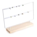 Miniatyrbilde 2 av 11: 48 Hål Elegant Smidigt Smyckesställ Svart