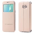 Fodral med Svarsfunktion - Samsung Galaxy J7 (Modell 2017) Guld