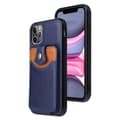 Praktiskt Skal med Kortfack - iPhone 12 Pro Mörkblå