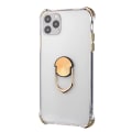 Pikkukuva 4 / 11: iPhone 11 Pro - Skyddsskal med Ringhållare Blå