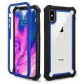 Pikkukuva 7 / 11: iPhone X/XS - Effektfullt Stötsäkert Fodral Grå