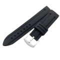 Pikkukuva 1 / 5: Klassiskt Klockarmband i Gummi (Gummilänk) Svart 20MM