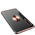 Pikkukuva 5 / 11: Robust Silikonskal Ringhållare - Samsung Galaxy A50 Guld