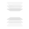 Miniatyrbilde 8 av 8: 2-PACK Mate 20 Lite Skärmskydd 2.5D HD 0,3mm Svart
