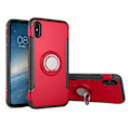 Pikkukuva 11 / 11: Elegant Skal med Ringhållare i Carbondesign till iPhone XS Max Silver