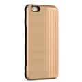 LEMAN Stilrent Skal med kortplats för iPhone 6/6S Plus Guld
