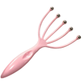 Miniatyrbilde 1 av 9: Hållbar Handdesign Huvudmassage Verktyg Rosa