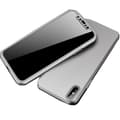 iPhone XS Max - Dubbelskal Silver