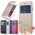 Miniatyrbillede 4 af 11: iPhone 5/5S/5SE  Smartfodral med fönster och svarsfunktion Vit