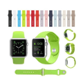 Miniatyrbilde 3 av 11: Apple Watch 44mm -  NORTH EDGE Stilrent Silikonarmbånd Matt Gul M