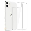 Baksida Skärmskydd iPhone 11 3-PACK 9H Screen-Fit ProGuard Transparent