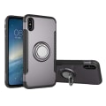 Miniatyrbillede 11 af 11: Robust Skyddsskal med Ringhållare till iPhone XS Max Guld