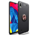 Pikkukuva 4 / 11: Samsung Galaxy A10 - Robust Skal med Ringhållare SVART/SVART