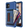 Miniatyrbild 1 av 11: Professionellt Skal med Kortfack - iPhone 12 Mini Blå