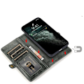Miniatyrbillede 8 af 11: iPhone 12 Mini - Praktisk Robust 2-i-1 Pungetui Svart