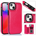 Miniatyrbild 1 av 11: Iphone 15 - Läder Fodral med 3-kortfack Rosa