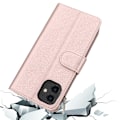 Miniatyrbillede 10 af 11: Robust Skyddande Plånboksfodral - iPhone 11 Roséguld
